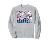 Patriotic USA American Flag Baseball players Felpa