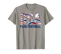 Patriotic USA American Flag Flag Football. Maglietta