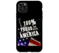 Patriotic USA Flag Proud To Be An American Citizen Veteran Custodia per iPhone 11 Pro Max