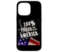 Patriotic USA Flag Proud To Be An American Citizen Veteran Custodia per iPhone 14 Pro Max