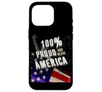 Patriotic USA Flag Proud To Be An American Citizen Veteran Custodia per iPhone 16 Pro