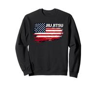 Patrioticic American USA E Jiu-Jitsu Grappling Felpa