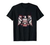 Patriottica American Eagle USA Shield Art Maglietta
