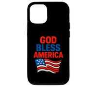 Patriottica Fede Dio benedica America Vintage Mens Christian Custodia per iPhone 12/12 Pro