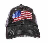 Patriottici Affliggere Bandiera Americana Donna Cappello Camionista
