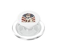Patriottico Zio Sam Cat PopSockets PopGrip per MagSafe