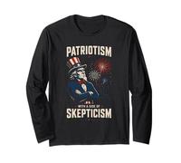 Patriottismo - Scetticismo Americano Maglia a Manica