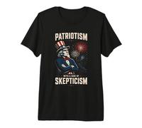 Patriottismo - Scetticismo Americano Maglietta Premium