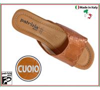Patrizia Azzi 177 Sandalo Scalzato Donna Sottopiede in Vera Pelle