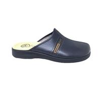 Patrizia Azzi Arizona Pantofole Uomo con Sottopiede in Pelle Blu 41