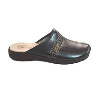 Patrizia Azzi Arizona Pantofole Uomo con Sottopiede in Pelle Moro 40