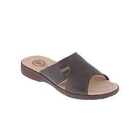 patrizia azzi Arizona Sandalo Ciabatta Uomo in Pelle by Art 7333 (43, Testa di Moro)