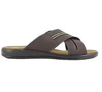 Patrizia Azzi Ciabatte Uomo ARIZONA MADE IN ITALY sottopiede Vera Pelle TOMAIA INCROCIATA