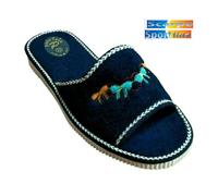 PATRIZIA AZZI ISCHIA PANTOFOLE CIABATTE DONNA ESTIVE SPUGNA BLU DAL 34 AL 42