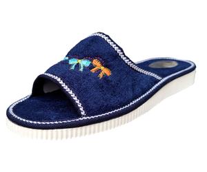 PATRIZIA AZZI ISCHIA PANTOFOLE CIABATTE DONNA ESTIVE SPUGNA BLU DAL 34 AL 42