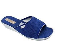 Patrizia Azzi Sandalo donna ciabatta mare piscina spa in spugna 100% art. 184 (37 EU, blu)