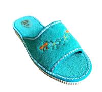 Patrizia Azzi Sandalo donna ciabatte mare piscina spa spugna 100% art. ISCHIA (38 EU, acquamarina)