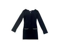 Patrizia Pepe abito corto bambina con catenelle nero YXXL