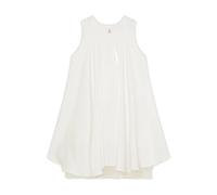 Patrizia Pepe abito corto svasato satin bianco YXL