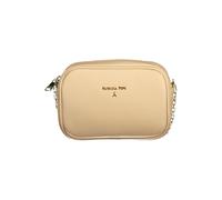 Patrizia Pepe Beige Leather Women Shoulder Bag