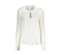 Patrizia Pepe - Blusa in Crêpe di Viscosa - - Blouses & Shirts - Donna - Bianco - M