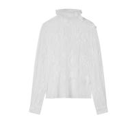 Patrizia Pepe - Blusa in Pizzo Floreale - - Blouses & Shirts - Donna - Bianco - S