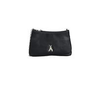 PATRIZIA PEPE Borsa a tracolla nera da donna con logo Fly UNI