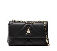 Patrizia Pepe Borsa Pochette con Tracolla a Catenella in Pelle Nero Donna