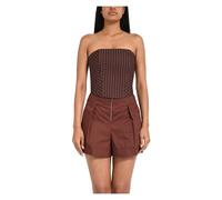 Patrizia Pepe - Bustier Top - - Tops - Donna - Marrone - L