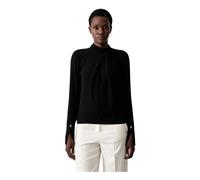 Patrizia Pepe - Camicetta con collo alla coreana - - Blouses & Shirts - Donna - Nero - XL