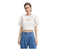 Patrizia Pepe - Camicetta in Cotone - - Blouses & Shirts - Donna - Bianco - S
