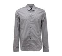 Patrizia Pepe - Camicia Slim Bianca - - Shirts - Uomo - Blu - M