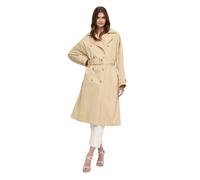 Patrizia Pepe - Cappotto Doppio Petto in Cotone - - Coats - Donna - Beige - M