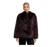 Patrizia Pepe - Cappotto in Finta Pelliccia Manica Lunga - - Jackets - Donna - Marrone - S