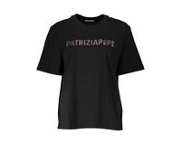 Patrizia Pepe Chic Rhinestone Crew Neck Tee - S