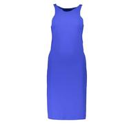 PATRIZIA PEPE Elegante Abito Girocollo Blu con Dettaglio Logo Donna, Blu, S
