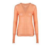 Patrizia Pepe - Elegante Blusa con Scollo Rotondo - - Blouses & Shirts - Donna - Arancione - S