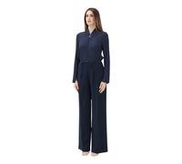 Patrizia Pepe - Elegante tuta blu con cintura - - Jumpsuits & Playsuits - Donna - Blu - L