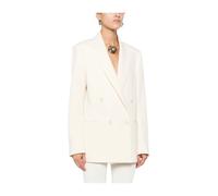 Patrizia Pepe - Essential Double-Breasted Blazer - - Jackets - Donna - Bianco - S
