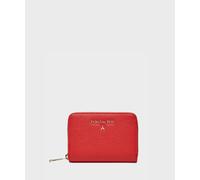 Patrizia Pepe Essential portafogli con zip in pelle rosso glam red CQ85
