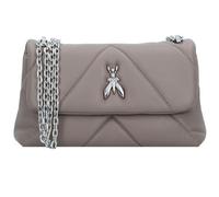 Patrizia Pepe Fly Borsa a tracolla in pelle imbottita 25 cm grigio