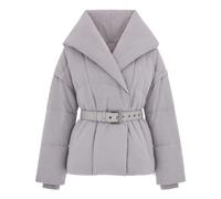 Patrizia Pepe - Giacca con collo a scialle trapuntato - - Jackets - Donna - Grigio - XS