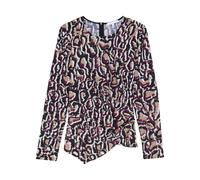 Patrizia Pepe - Giacca con drappeggio artistico - - Blouses & Shirts - Donna - Multicolore - M