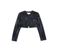 Patrizia Pepe giubbino in ecopelle crop nero JR