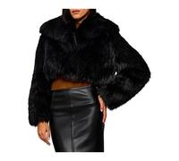 Patrizia Pepe - Giubbotto corto in tessuto sintetico - - Jackets - Donna - Nero - S
