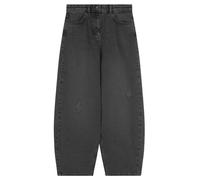 Patrizia Pepe jeans bambina gamba larga lavaggio nero JR