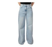 Patrizia Pepe - Jeans Denim a Gamba Larga - - Jeans - Donna - Blu - W30