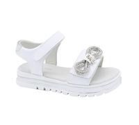Patrizia Pepe Kids Pk299.30_32, Sandali Piatti, Bianco Argento, EU