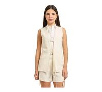 Patrizia Pepe - Long Tailored Vest - - Jackets - Donna - Beige - XL