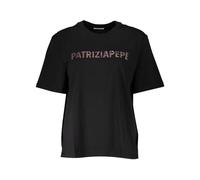 Patrizia Pepe - Magliette Girocollo con Strass - - Tops - Donna - Nero - S